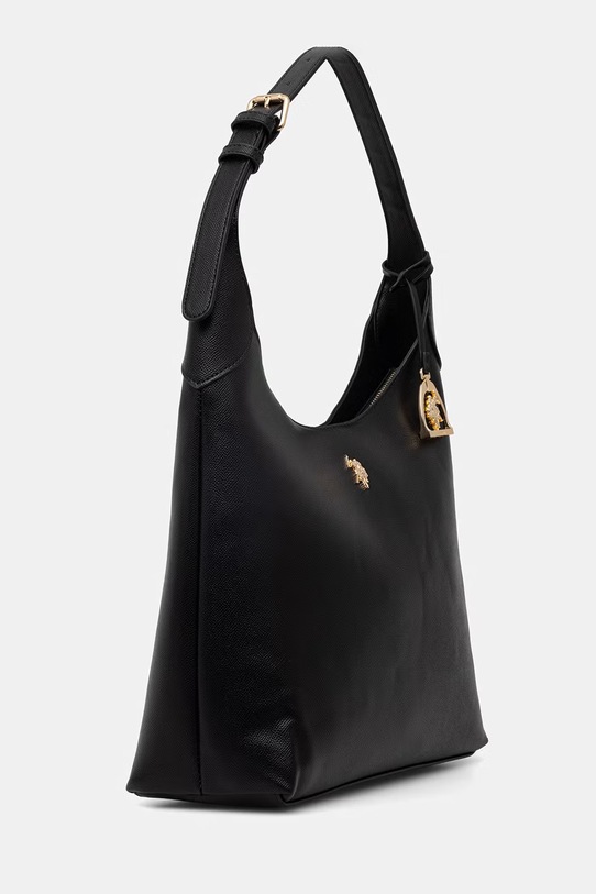 U.S. Polo Assn. Torebka damska z imitacji skóry JONES BEUJE9096WVP czarny SS26