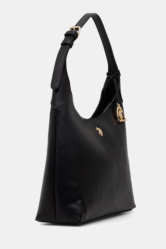 U.S. Polo Assn. Torebka damska z imitacji skóry JONES BEUJE9096WVP czarny SS26