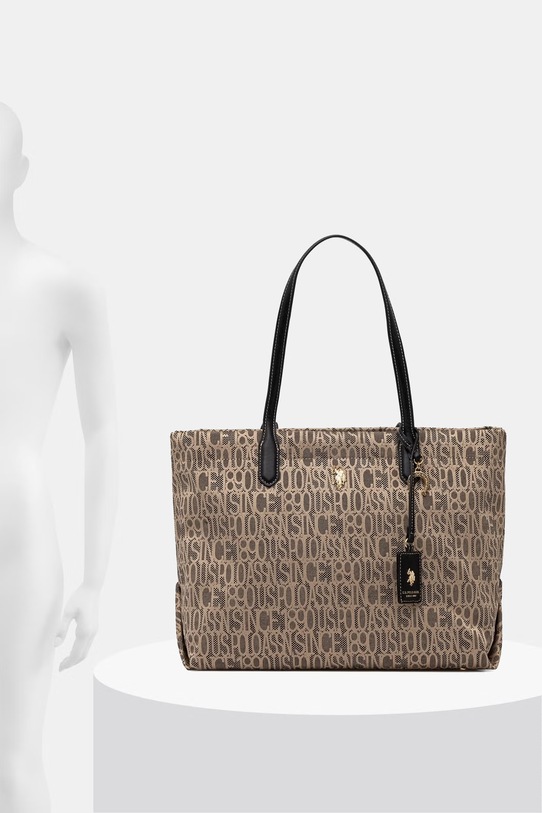 U.S. Polo Assn. torebka shopper damska JACQUARD BEUJG9131WZC