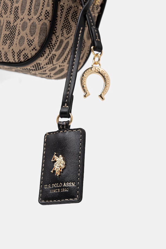 U.S. Polo Assn. torebka crossbody damska JACQUARD beżowy BEUJG9133WZC