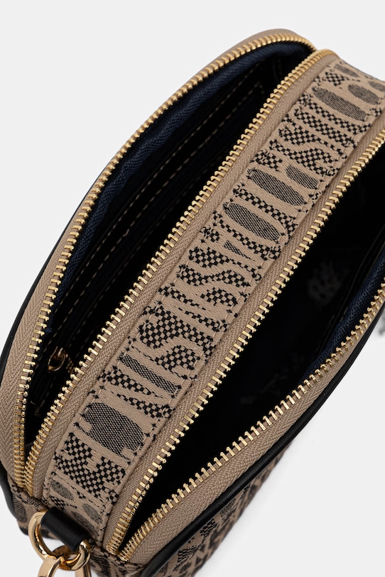 U.S. Polo Assn. torebka crossbody damska JACQUARD BEUJG9133WZC beżowy