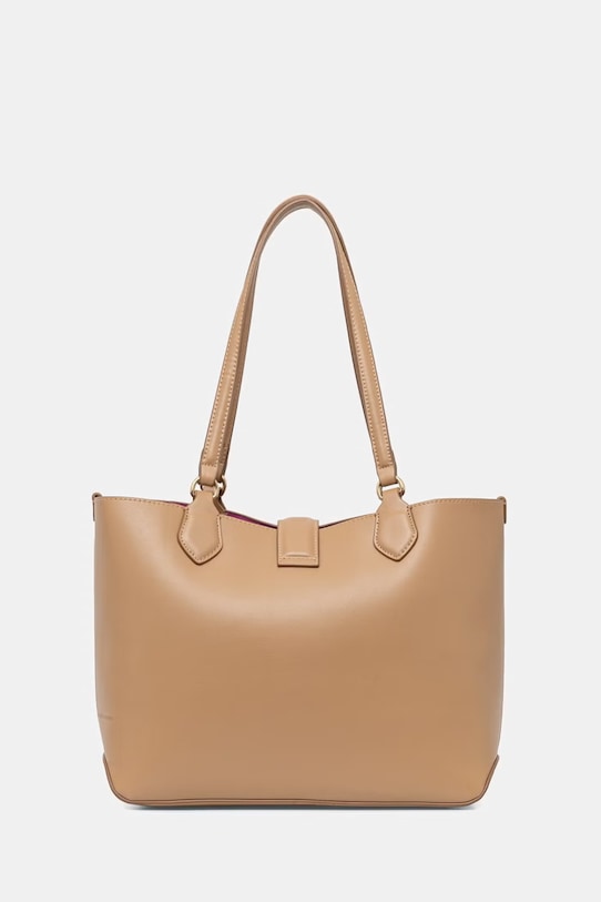 Akcesoria U.S. Polo Assn. torebka shopper damska z imitacji skóry MARGARET BEUMF9044WVP beżowy