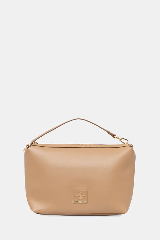 U.S. Polo Assn. torebka shopper damska z imitacji skóry MARGARET beżowy BEUMF9044WVP