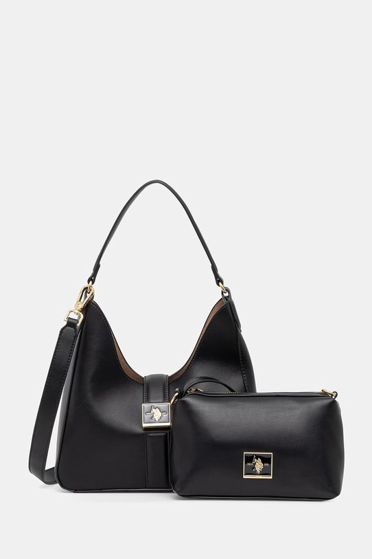 U.S. Polo Assn. torebka crossbody damska z imitacji skóry MARGARET czarny BEUMF9045WVP