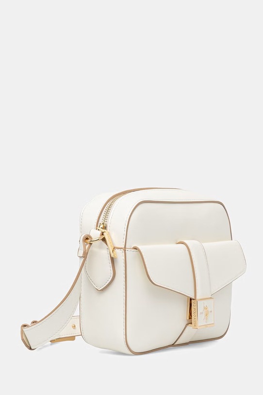 U.S. Polo Assn. torebka crossbody damska z imitacji skóry MARGARET BEUMF9046WVP beżowy SS26