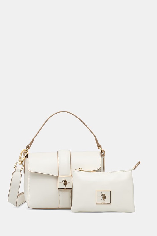 U.S. Polo Assn. torebka crossbody damska MARGARET beżowy BEUMF9047WVP