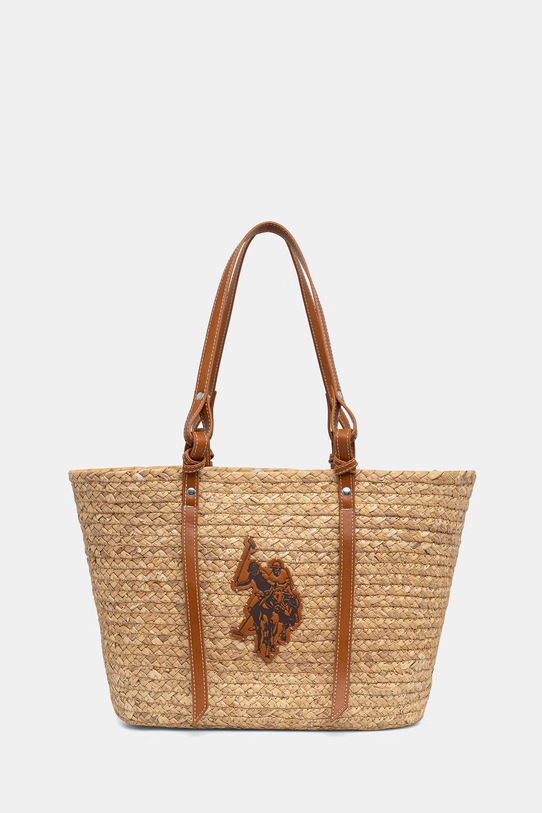 U.S. Polo Assn. torebka shopper damska SOMERSET beżowy BEUO19023WZA