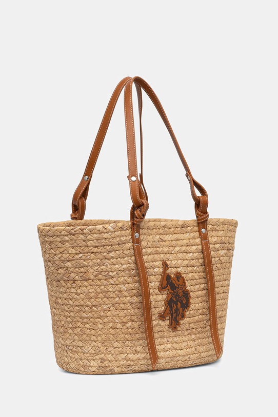 U.S. Polo Assn. torebka shopper damska SOMERSET BEUO19023WZA beżowy SS26