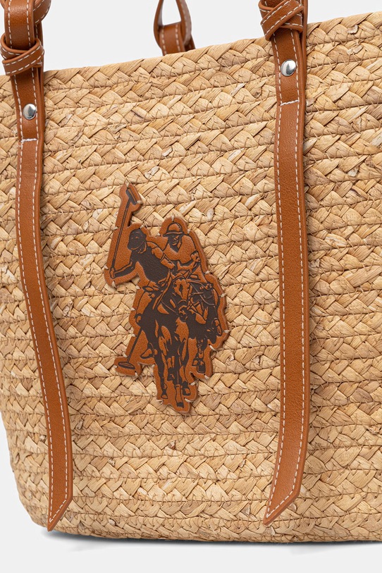 U.S. Polo Assn. torebka shopper damska SOMERSET beżowy BEUO19023WZA