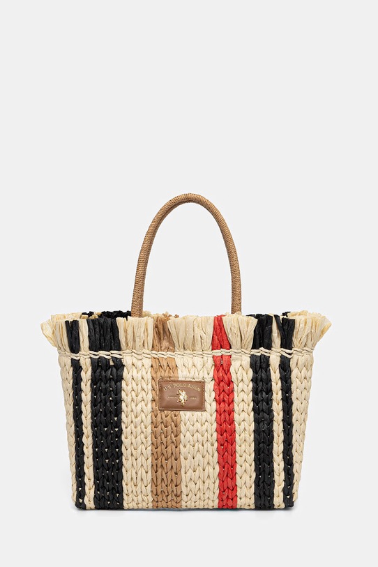U.S. Polo Assn. torebka shopper damska SOMERSET beżowy BEUO19026WL2