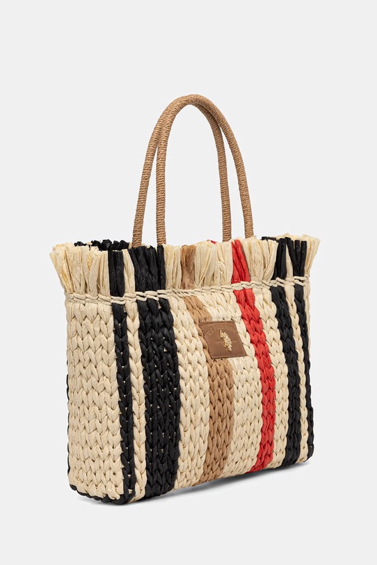U.S. Polo Assn. torebka shopper damska SOMERSET BEUO19026WL2 beżowy SS26