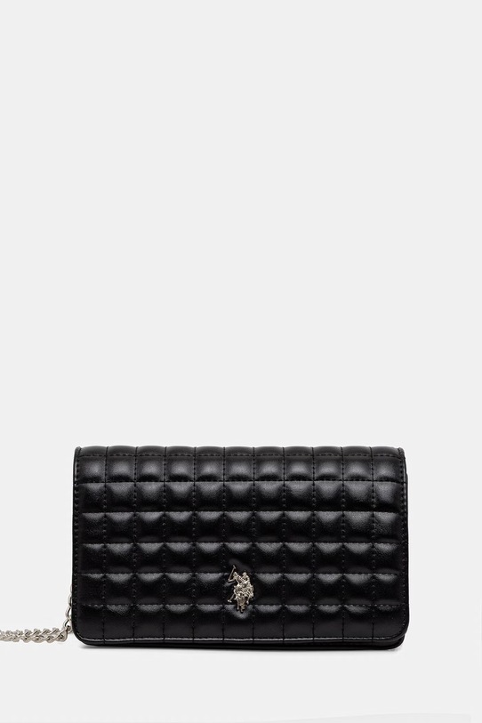 Kabelka U.S. Polo Assn. CEREMONY imitácia kože čierna BEUQC9089WVP