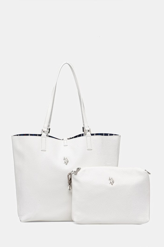 U.S. Polo Assn. torebka dwustronna ROGERSVILLE wzorzyste biały BEURR9097WVP