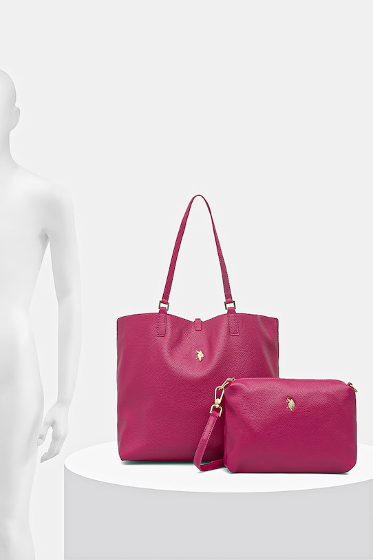 Τσάντα δυο όψεων U.S. Polo Assn. ROGERSVILLE BEURR9097WVP ροζ