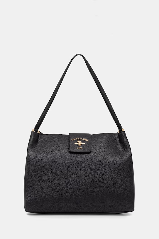 U.S. Polo Assn. torebka shopper damska STANFORD czarny BEUSS9073WVP