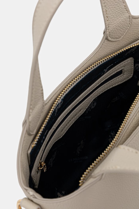 U.S. Polo Assn. torebka crossbody damska z imitacji skóry STANFORD BEUSS9075WVP beżowy