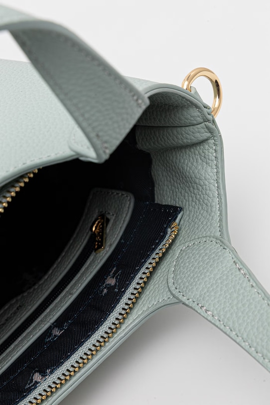 U.S. Polo Assn. torebka crossbody damska z imitacji skóry STANFORD turkusowy BEUSS9075WVP