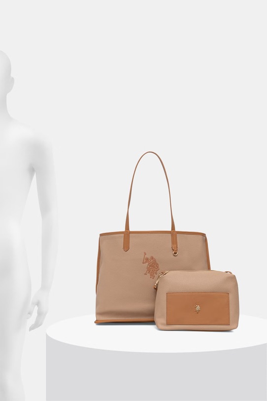 U.S. Polo Assn. torebka shopper damska z imitacji skóry SURREY BEUSU9093WVI