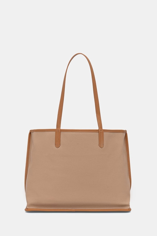 Akcesoria U.S. Polo Assn. torebka shopper damska z imitacji skóry SURREY BEUSU9093WVI beżowy