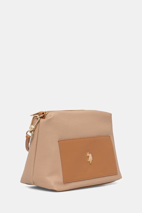 U.S. Polo Assn. torebka shopper damska z imitacji skóry SURREY BEUSU9093WVI beżowy