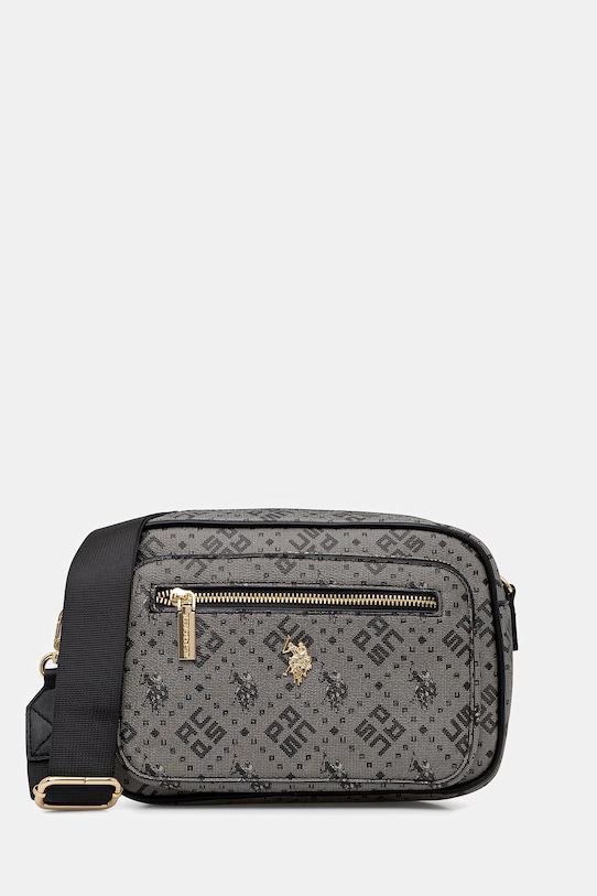 Kabelka U.S. Polo Assn. HAMPTON imitácia kože sivá BIUN26373WVP