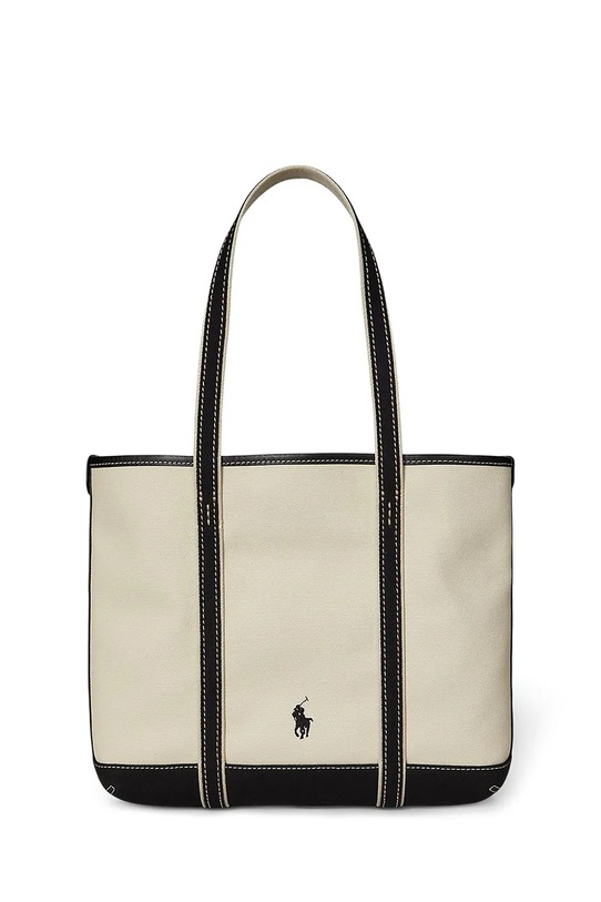 Polo Ralph Lauren torebka shopper damska bawełniana 428980460 beżowy SS26