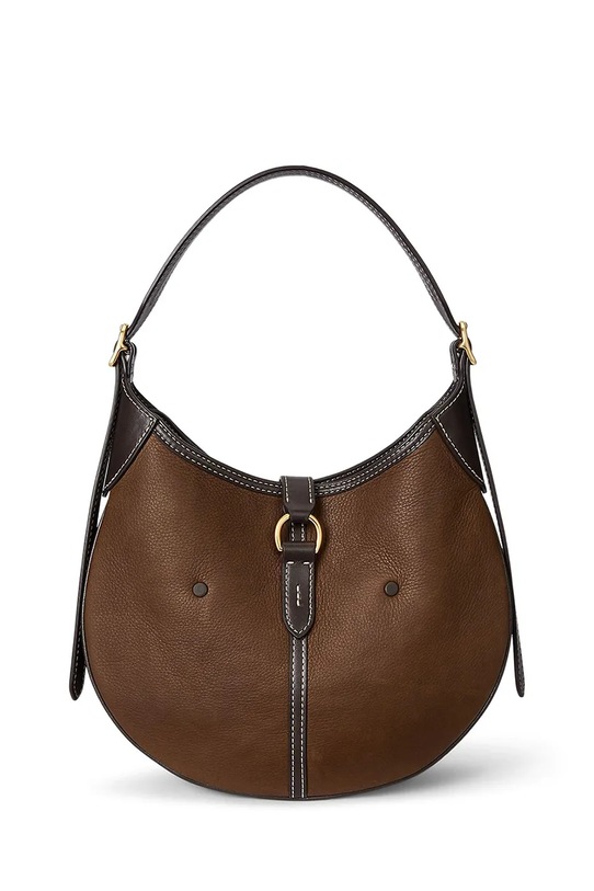 Polo Ralph Lauren torebka damska skórzana 428P01698 brązowy SS26