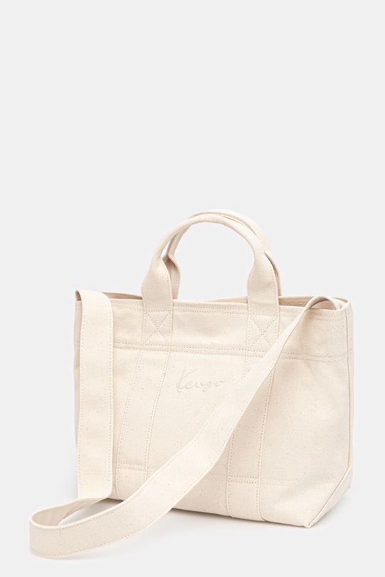 Akcesoria Kenzo torebka bawełniana Shopper/Tote bag FG58SA910F35 beżowy