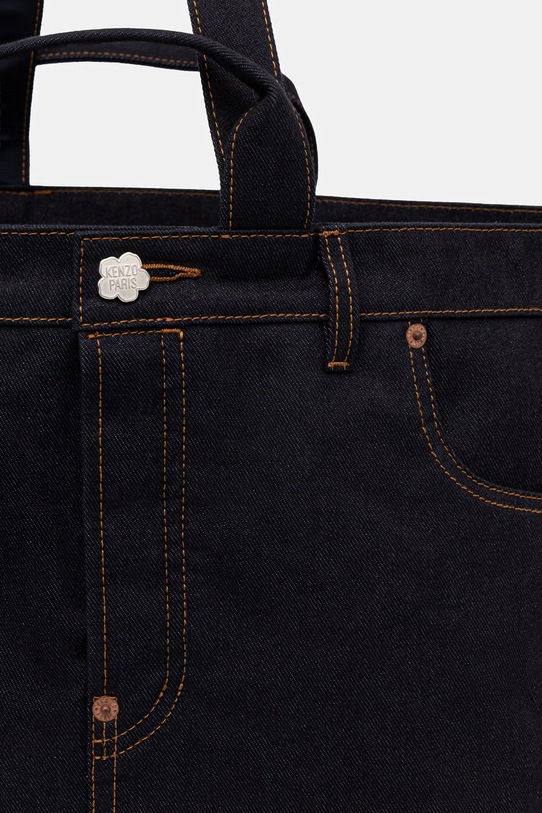 Kenzo Shopper/Tote bag torebka tote damska jeansowa granatowy FG58SA411F23