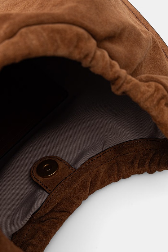 MICHAEL Michael Kors kabelka typu shopper dámska kožená 30S6A15L7S hnedá