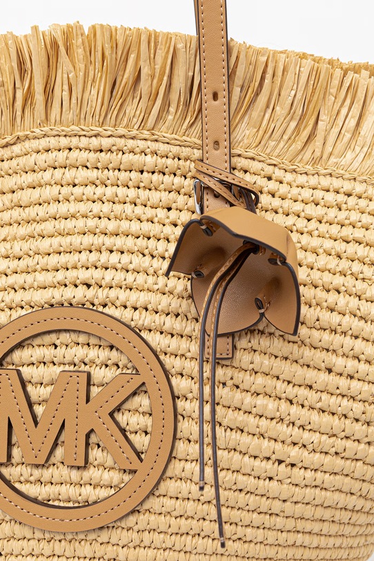 MICHAEL Michael Kors torebka koszyk damska z imitacji skóry beżowy 30S6S9FT9Y