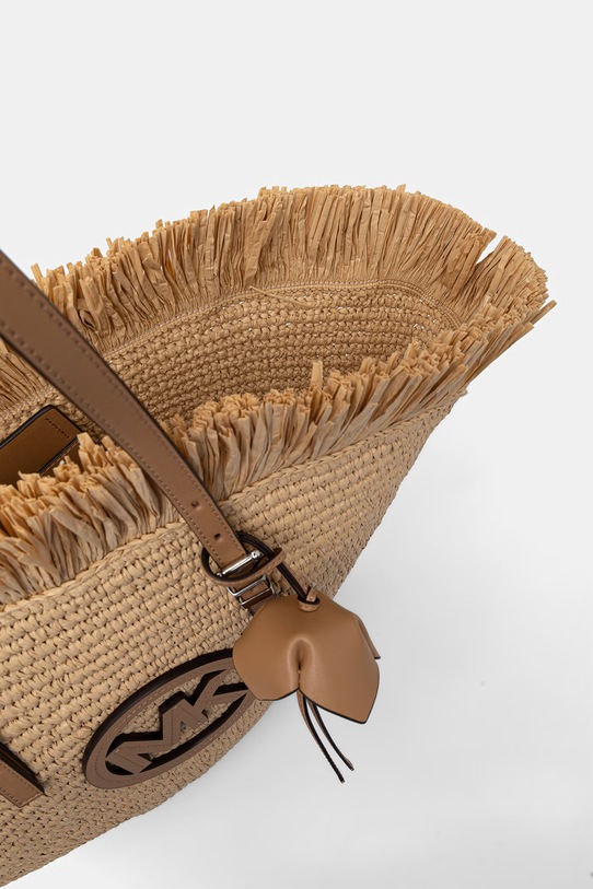 MICHAEL Michael Kors torebka koszyk damska z imitacji skóry 30S6S9FT9Y beżowy