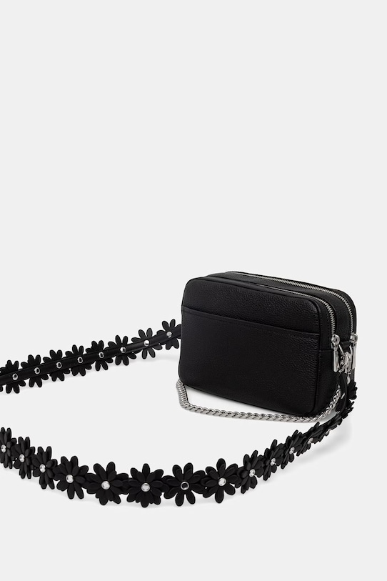 Akcesoria MICHAEL Michael Kors torebka crossbody damska skórzana 32S6SYTC6U czarny