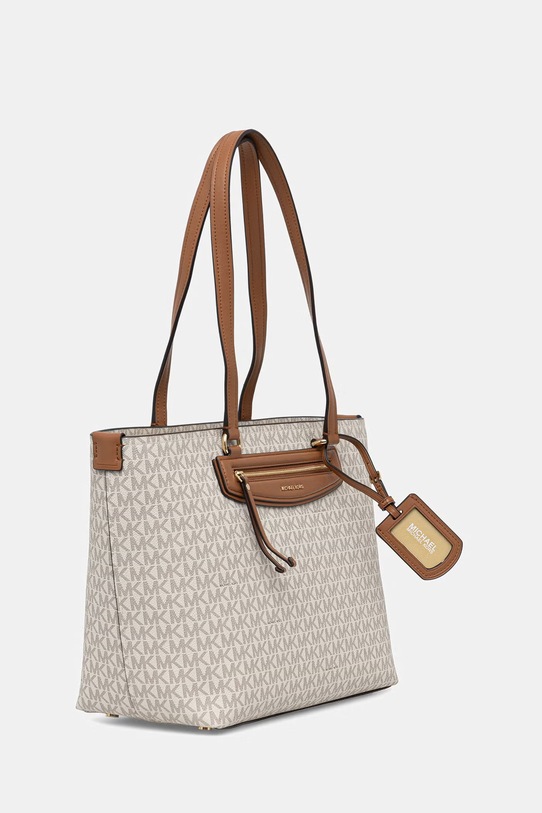 MICHAEL Michael Kors torebka shopper damska z imitacji skóry 30S6GTVT2B beżowy SS26