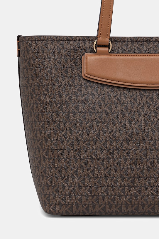 Akcesoria MICHAEL Michael Kors torebka shopper damska z imitacji skóry 30S6GTVT2B brązowy