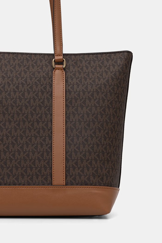 Akcesoria MICHAEL Michael Kors torebka shopper damska z imitacji skóry 30S6G3PT3B brązowy