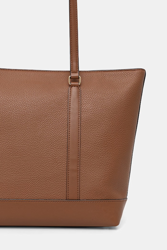 Akcesoria MICHAEL Michael Kors torebka shopper damska z imitacji skóry 30S6G3PT3V brązowy