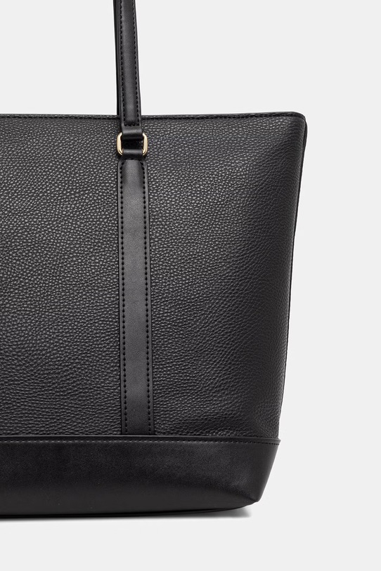 Akcesoria MICHAEL Michael Kors torebka shopper damska z imitacji skóry 30S6G3PT3V czarny