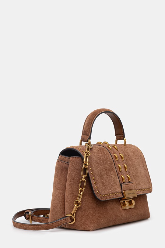 Τσάντα σουέτ MICHAEL Michael Kors 30S6A2RS2S καφέ SS26