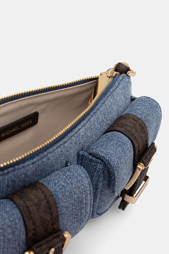 MICHAEL Michael Kors torebka damska bawełniana 32S6GZCU1C niebieski