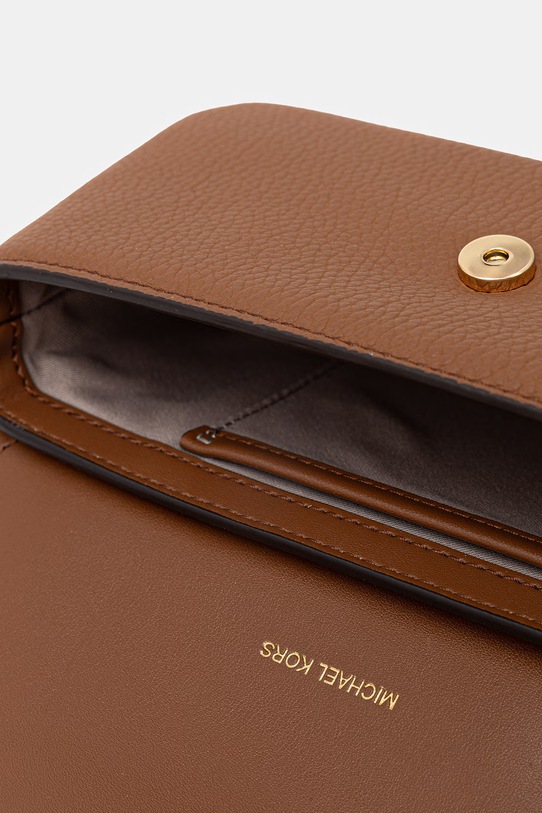 Δερμάτινη τσάντα MICHAEL Michael Kors 32S6GY5C5L καφέ