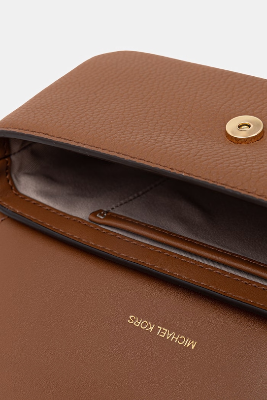 Δερμάτινη τσάντα MICHAEL Michael Kors 32S6GY5C5L καφέ