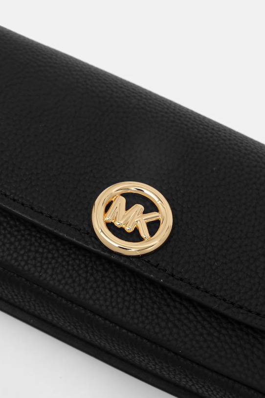 Kožená kabelka MICHAEL Michael Kors čierna 32S6GY5C5L
