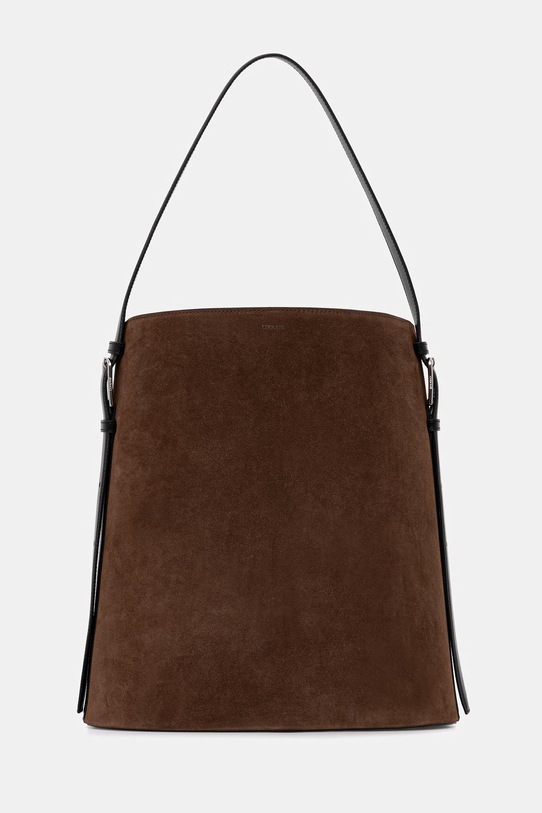 Coperni torebka koszyk damska zamszowa brązowy COPBA126F6049