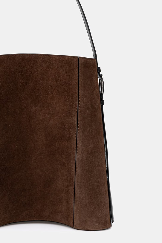 Akcesoria Coperni torebka koszyk damska zamszowa COPBA126F6049 brązowy