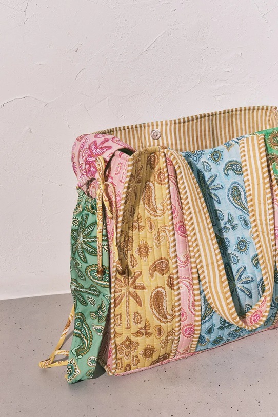 women'secret torba plażowa damska bawełniana multicolor 4383150