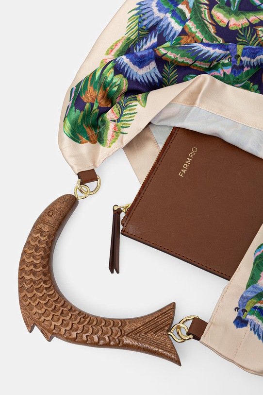 Farm Rio torebka shopper damska 362837 beżowy