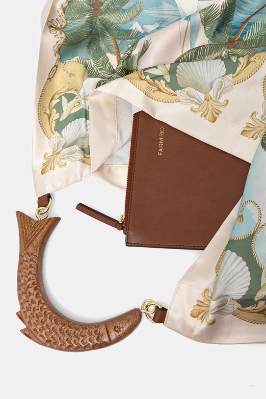 Farm Rio torebka shopper damska 362844 beżowy