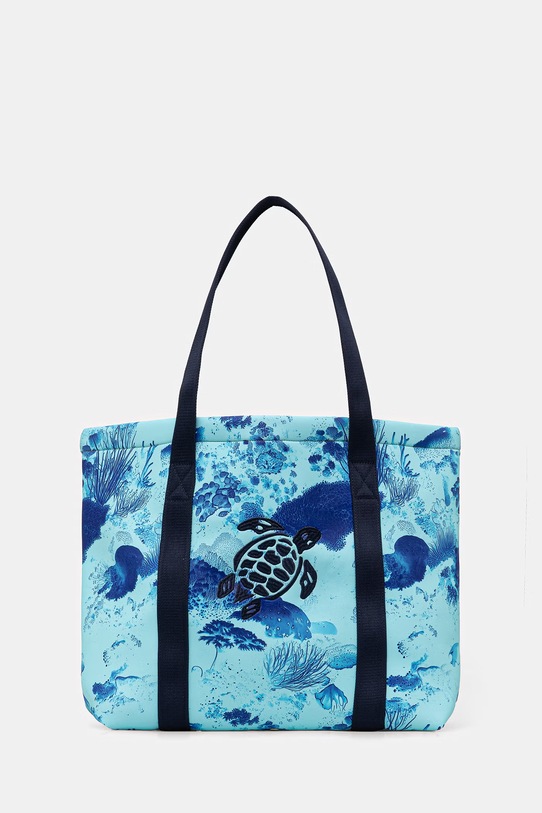 Vilebrequin torebka shopper damska BAGSIB turkusowy BSBE0238