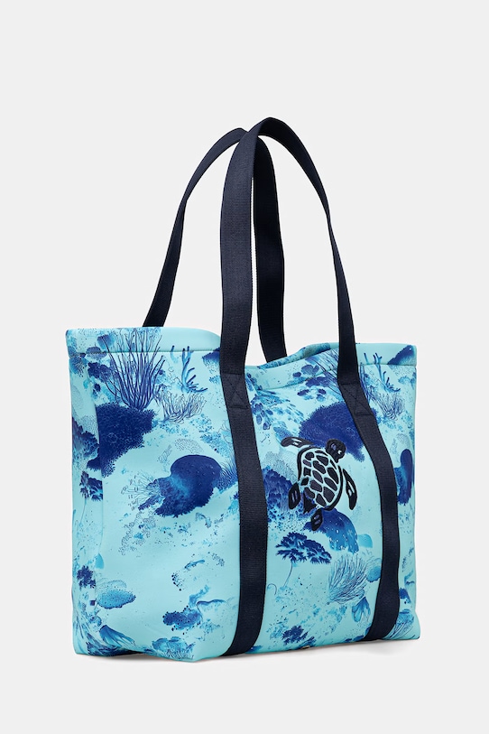 Vilebrequin torebka shopper damska BAGSIB BSBE0238 turkusowy SS26